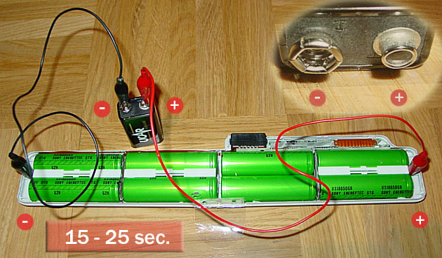 ibook akku during kickstart